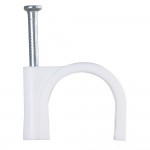 Скоба кабельная 6мм круглая АСКО ( A0150030003 ) Скоба кабельная 6мм круглая АСКО ( A0150030003 )