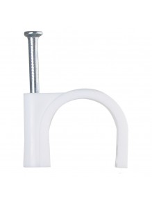 Скоба кабельная 6мм круглая АСКО