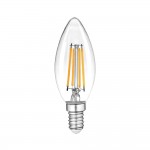 Лампа LED FILAMENT С37 4W E14 4000K VIOLUX ( 833014 )