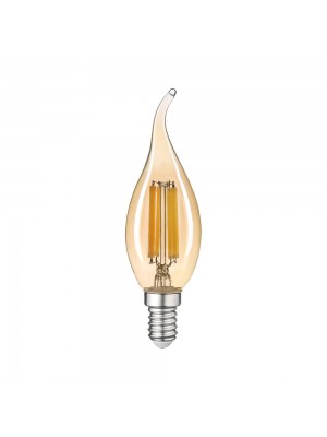 Лампа LED FILAMENT С37 6W E14 2200K на ветру VIOLUX