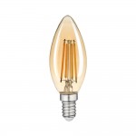 Лампа LED FILAMENT С37 6W E14 2200K VIOLUX ( 833022 )