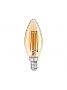 Лампа LED FILAMENT С37 6W E14 2200K VIOLUX