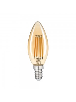 Лампа LED FILAMENT С37 6W E14 2200K VIOLUX