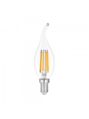 Лампа LED FILAMENT С37 6W E14 4000K на ветру VIOLUX