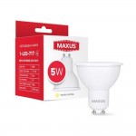 Лампа светодиодная MAXUS MR16 5W GU10 3000K ( 1-LED-717 )