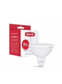 Лампа светодиодная MAXUS MR16 7W GU5.3 4100K