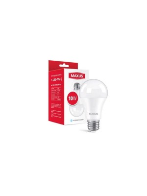 Лампа світлодіодна MAXUS 1-LED-776 A60 10W 4100K 220V E27