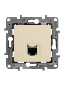 Розетка Etika слонова кістка комп'ютерна RJ45 CAT5e