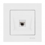 Розетка Nilson Moda белая компьютерная CAT6e RJ45 ( 21112045 )