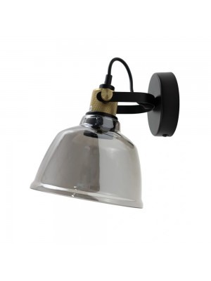 Світильник настінний Nowodvorski Amalfi E27 1x25W IP20 димчастий