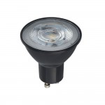 Лампа LED Nowodvorski Reflector GU10 1x7W 3000K 600Lm Dim IP20 чорна ( 10995 )