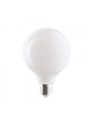 Лампа LED светодиодная Nowodvorski Bulb Glass Ball E27 1x8W 3000K 840Lm IP20 белая