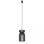 Світильник підвісний Nowodvorski Kymi B E27 1x25W IP20 чорний ( 10574 )