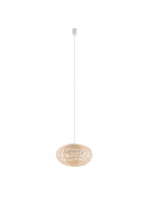 Світильник підвісний Nowodvorski Rattan S E27 1x25W IP20 бежевий