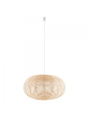Світильник підвісний Nowodvorski Rattan L E27 1x25W IP20 бежевий
