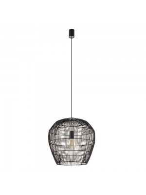 Світильник підвісний Nowodvorski Haiti S E27 1x25W IP20 чорний