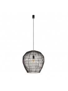 Світильник підвісний Nowodvorski Haiti M E27 1x25W IP20 чорний