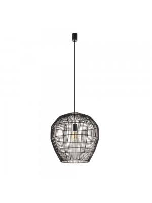 Світильник підвісний Nowodvorski Haiti M E27 1x25W IP20 чорний