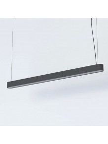 Світильник підвісний Nowodvorski Soft LED T8LED 1x22W 3000K 3200Lm IP20 графітовий