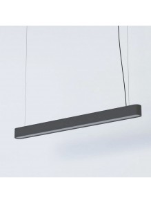 Світильник підвісний Nowodvorski Soft LED T8LED 1x16W 3000K 2300Lm IP20 графітовий