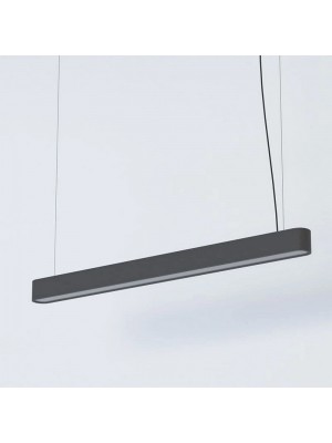 Світильник підвісний Nowodvorski Soft LED T8LED 1x16W 3000K 2300Lm IP20 графітовий