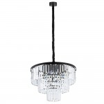 Світильник підвісний Nowodvorski Cristal M E14 9x25W IP20 чорний ( 7616 )