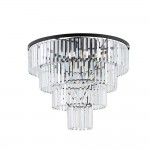 Светильник потолочный Nowodvorski Cristal L Е14 12x25W IP20 черный ( 7630 )