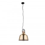 Світильник підвісний Nowodvorski Amalfi L E27 1x25W IP20 золотий ( 8381 )