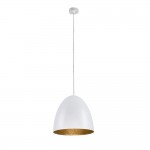 Світильник підвісний Nowodvorski Egg M E27 1x25W IP20 білий ( 9021 )