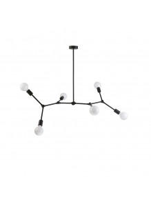 Подвесной светильник Nowodvorski Twig E27 6x25W IP20 черный