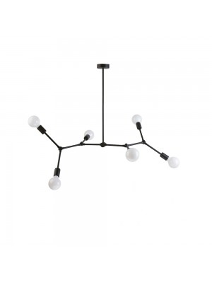 Подвесной светильник Nowodvorski Twig E27 6x25W IP20 черный