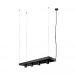 Світильник підвісний Nowodvorski Plant GU10 4x10W IP20 чорний ( 9381 )