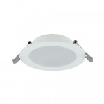 Светильник точечный LED Nowodvorski Mykonos 1x6W 3000K 360Lm IP20 белый ( 10535 )