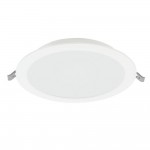 Светильник точечный LED Nowodvorski Mykonos 1x24W 3000K 2400Lm IP20 белый ( 10544 )
