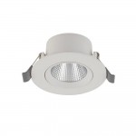 Светильник точечный LED Nowodvorski Egina 1x5W 3000K 350Lm IP20 белый ( 10546 )