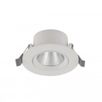 Светильник точечный LED Nowodvorski Egina 1x5W 4000K 370Lm IP20 белый ( 10547 )