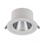Светильник точечный LED Nowodvorski Egina 1x15W 3000K 1100Lm IP20 белый ( 10555 )