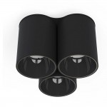 Светильник точечный Nowodvorski Eye Tone III GU10 3x10W IP20 черный ( 8091 )