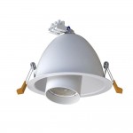 Світильник точковий Nowodvorski Dot GU10 1x10W IP20 білий ( 9378 )