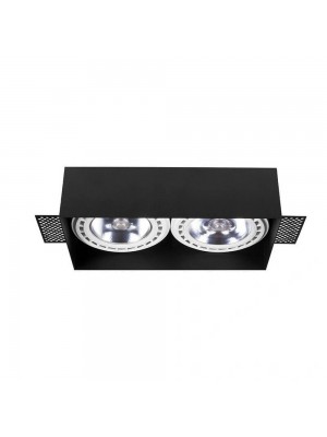 Світильник точечный Nowodvorski Mod GU10 2x15W IP20 черный
