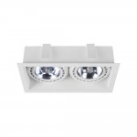Світильник точковий Nowodvorski Mod GU10 2x15W IP20 білий ( 9412 )