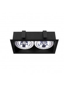 Світильник точковий Nowodvorski Mod GU10 2x15W IP20 чорний