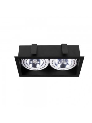 Світильник точковий Nowodvorski Mod GU10 2x15W IP20 чорний