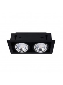 Світильник точечный Nowodvorski Downlight GU10, ES111 2x15W IP20 черный