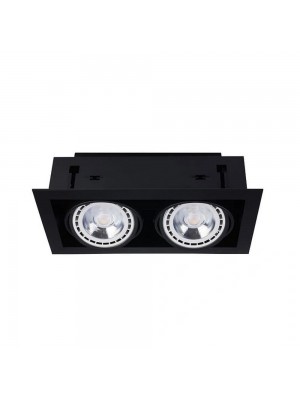 Світильник точечный Nowodvorski Downlight GU10, ES111 2x15W IP20 черный