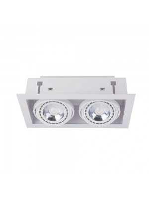 Світильник точечный Nowodvorski Downlight GU10, ES111 2x15W IP20 белый