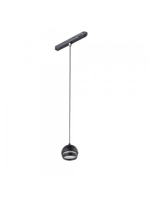 Магнитный трековый светильник Nowodvorski LVM Slot LED 1x5W 4000K 250Lm IP20 черный