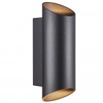 Светильник фасадный Nordlux Nico Round GU10 2х35W IP54 Черный ( 2218231003 )