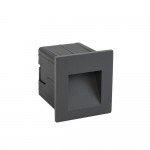 Світильник LED вуличний Nowodvorski Step 1x3W 3000K 120Lm IP44 графітовий ( 6907 )