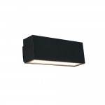 Уличный LED светильник Nowodvorski Unit 2x5W 3000K 727Lm IP54 черный ( 9122 )